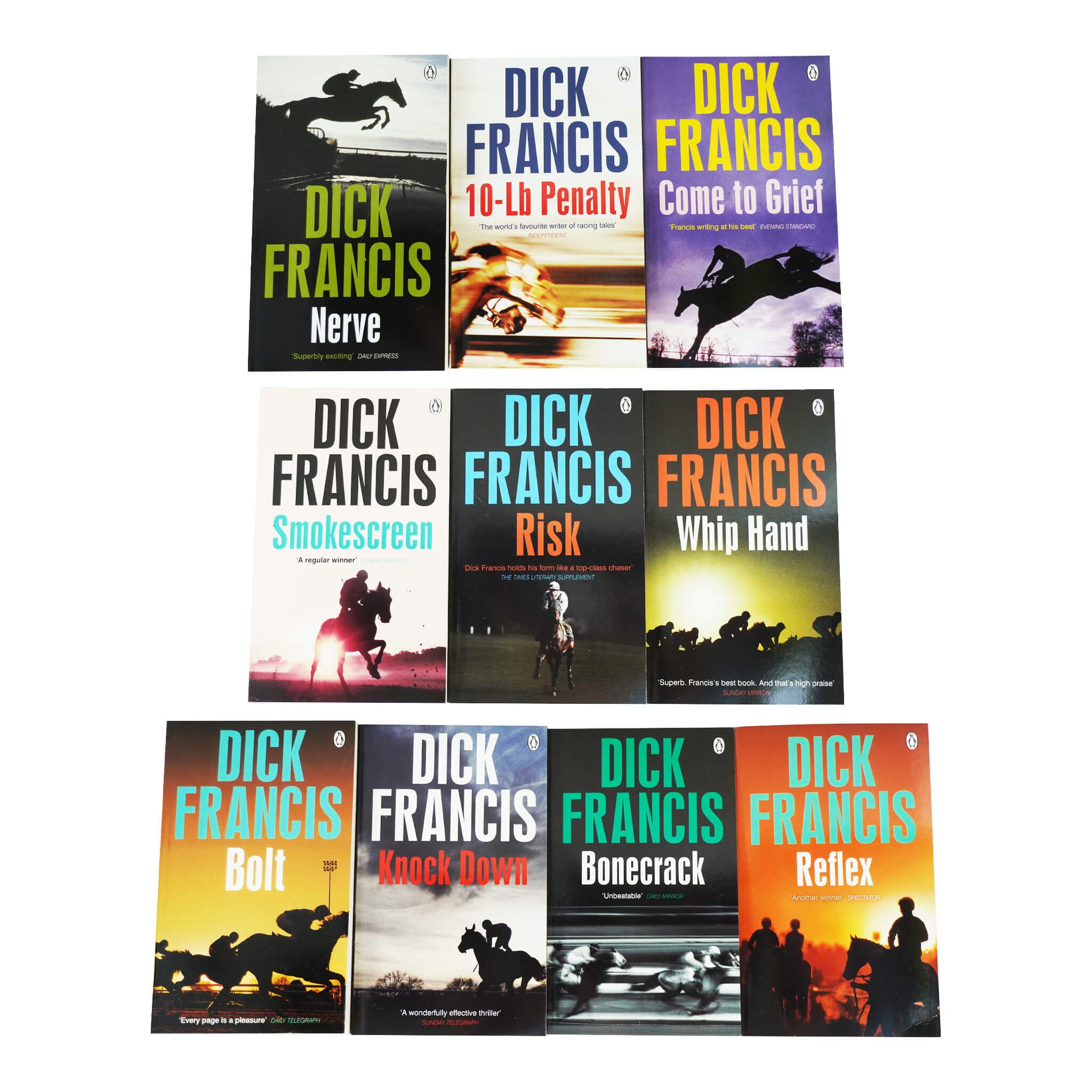 Dick Francis Thriller Collection 10 Books Set